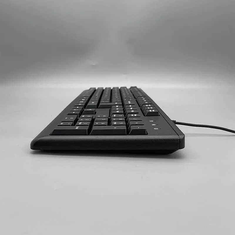 Big  USB Wired Standard Keyboard Computer Ergonomic Keyboard Customized Layout CE FCC ROHS Passed K-204U